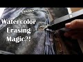 A new way to erase watercolor!  Including 3 Advanced Watercolor Techniques