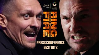 The best bits from the Tyson Fury  Oleksandr Usyk press conference | Ring of Fire | #RiyadhSeason