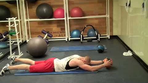 Self Made Exercise Index:  Prone Med Ball Tosses