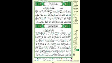الصفحة ٥٩٧ من القرآن الكريم...القارئ د.بريك سعد بريك