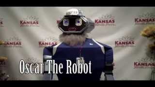 Oscar The Robot w/ Jiggy Jaguar Kansas State Fair 2015 Hutchinson Kansa