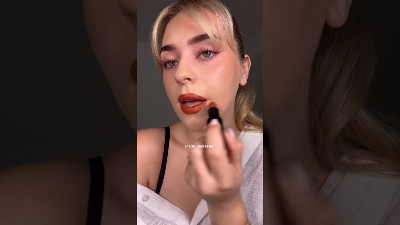 AD trying the newest @NARS Cosmetics Explicit Lipsticks 🫦