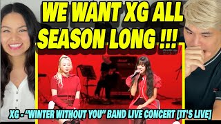 FIRST WATCH | XG - “WINTER WITHOUT YOU” Band LIVE Concert [it&#39;s Live] [4K]