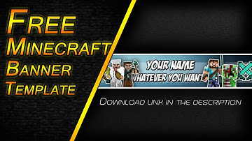 Adobe Photoshop - Minecraft Banner Template