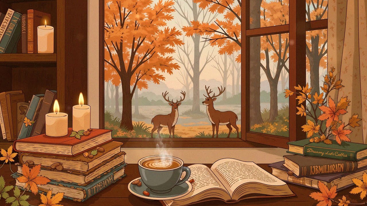 Morning Fall Vintage Lofi ☕️🍁Lofi Deep Focus Study/Work Concentration [Lofi hip hop]