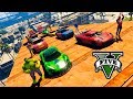 NOVO CARROS Hulk e Homem Aranha com Super Heróis na Rampa GTA V - GetMods Games