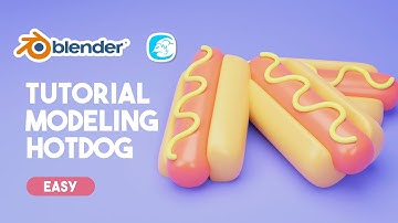 Tutorial Modeling Hotdog in Blender