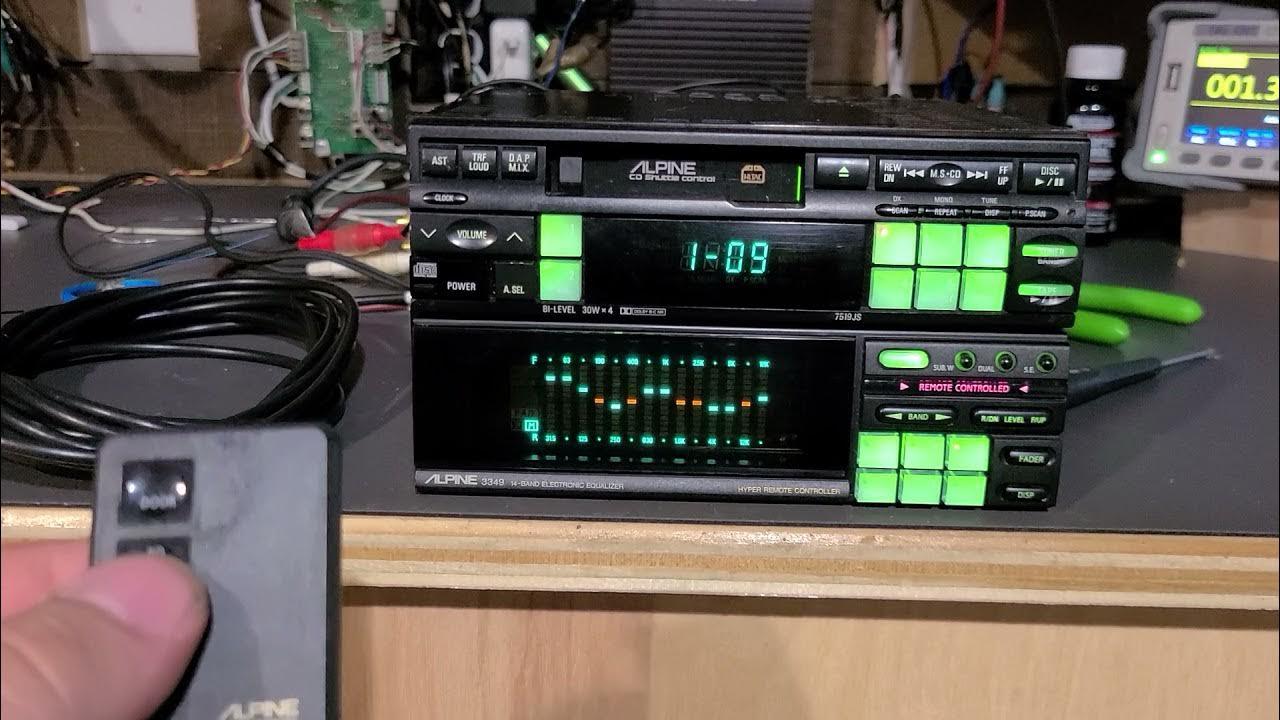 Alpine 3349 working remote YouTube