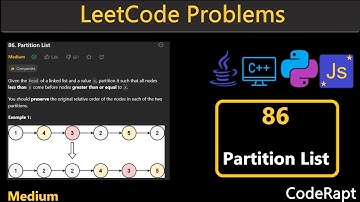 Partition List | Leetcode Q.86 | Python | C++ | Java | JS | Leetcode Daily Challenge