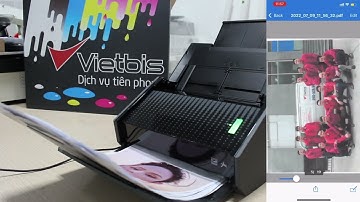 Scan trên di động với máy scan Fujistu SnanSnap IX500-iScan.vn