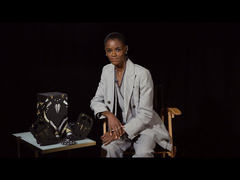 Unboxing a very-special Xbox with Letitia Wright