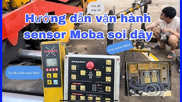 Hướng dẫn vận hành sensor Moba soi dây // Máy rải Demag và Dynapac