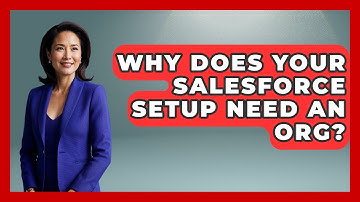 Why Does Your Salesforce Setup Need An Org? - Sales Saas Breakdown