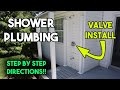 Outdoor Shower Valve Plumbing | How To Install