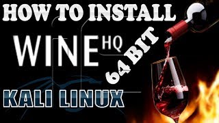 Install WINE in Kali Linux | run windows file in kali linux