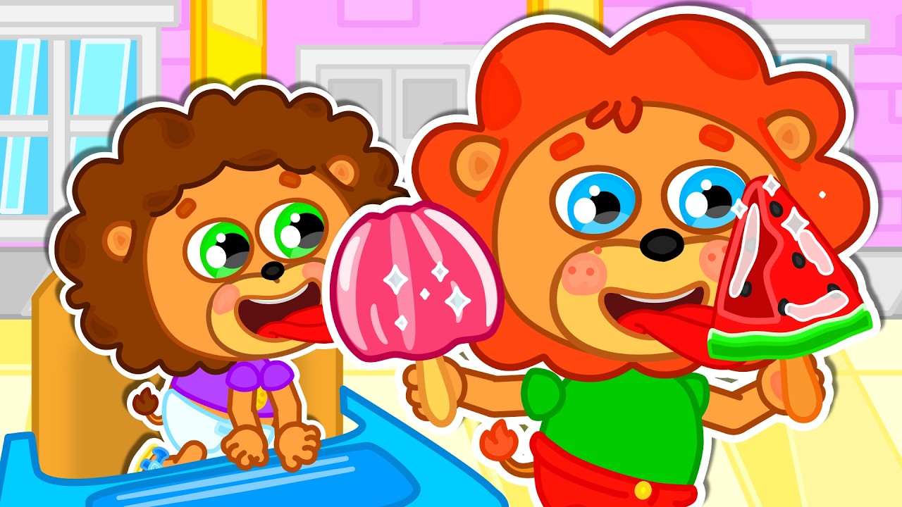 Aslan Yavrusu | Karpuzlu Dondurma | Çocuklar için çizgi film