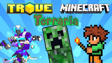 MINECRAFT vs TERRARIA vs TROVE | RAP BATTLE