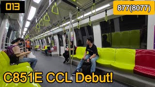 [New addition!] Debut ride onboard CCL Alstom C851E (877) 
