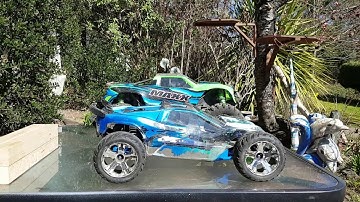 My Traxxas Rustler 4x4 and MAXX