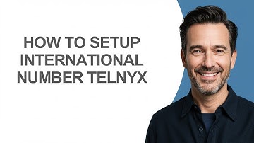 How to Setup International Number Telnyx - KevinHowTo