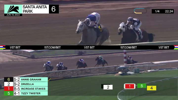 Annie Graham wins Race 6 on Friday, June 10th, 202...