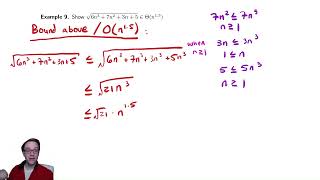 Asymptotic Notation 11 - An Example of Big Theta Notation