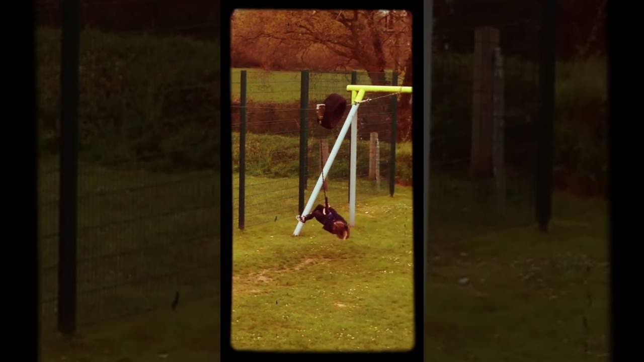 Falling off zip wire