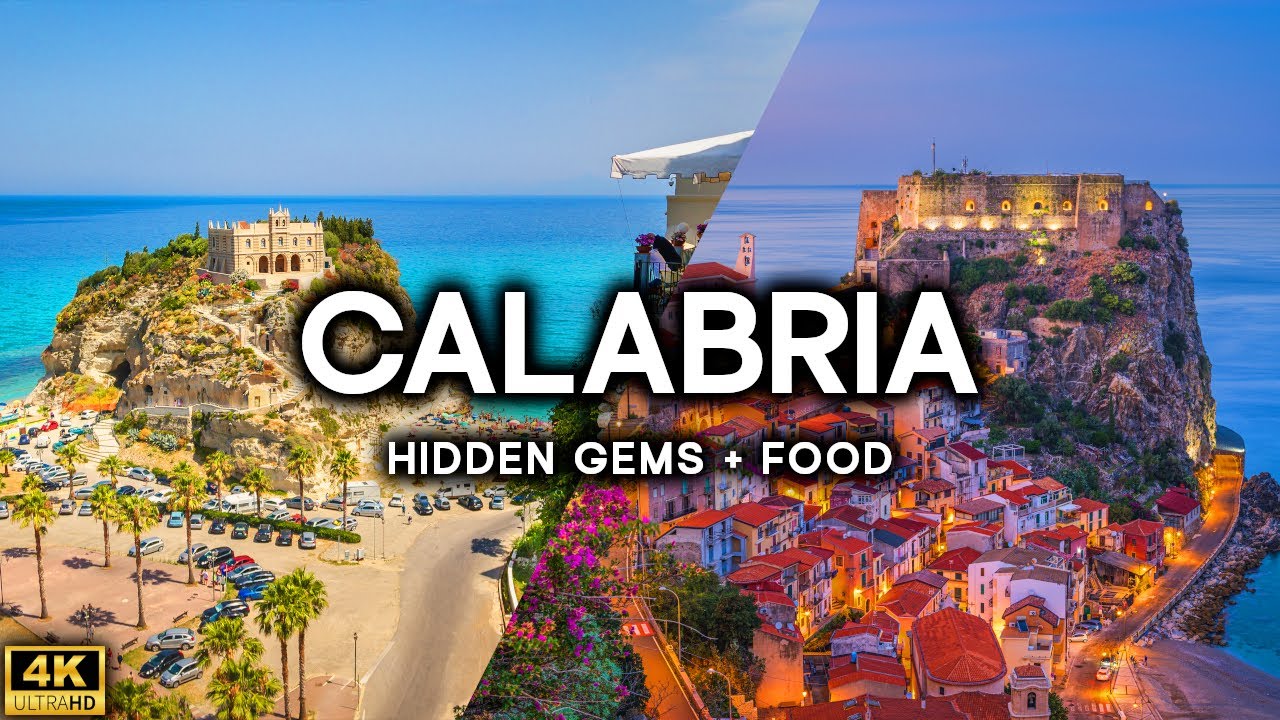 Калабрия, Италия 🇮🇹 | 5 лучших мест для посещения + 3 блюда (Путеводитель в 4K)