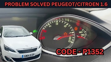 P1352 Fixed - Peugeot/Citroen 1.6 Glow Plug Fault