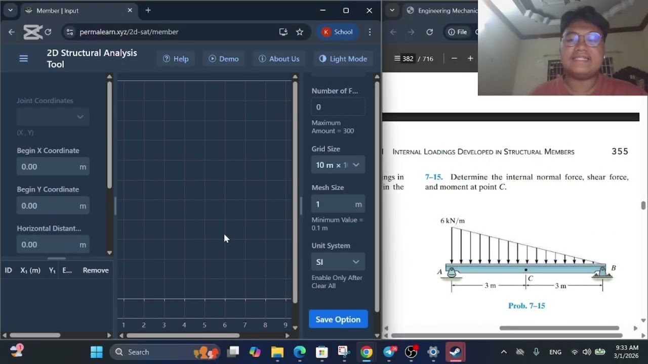 Engineering Statics Exercise with PermaLearn