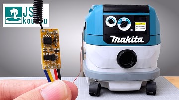 How to remotely switch the dust collector on and off