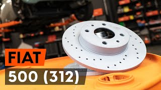 Wie FIAT 500 (312) Bremsscheibe tauschen - Video-Anweisung