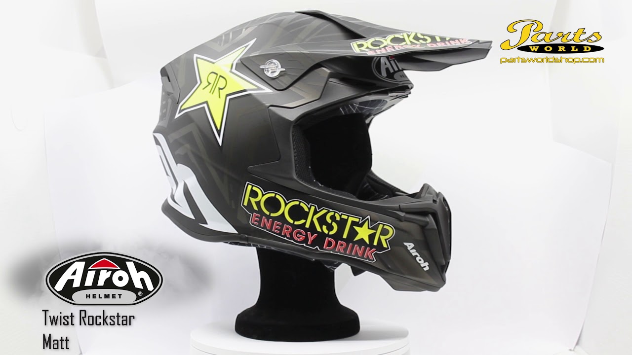 Airoh Helmet Twist Rockstar Matt by Parts World AG - YouTube