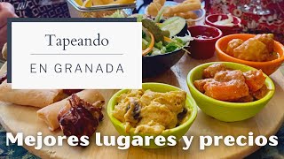 🍺Tapeando por GRANADA. 🥘Ruta de TAPAS en GRANADA.🥘 ⚠️‼️OPINION REAL‼️⚠️ Donde comer en Granada.