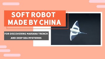 Soft Robot Made By Chinese Scientists For Deep Sea Explorations.