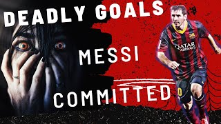 Most DEADLY goals that Messi has Committed | Lionel Messi