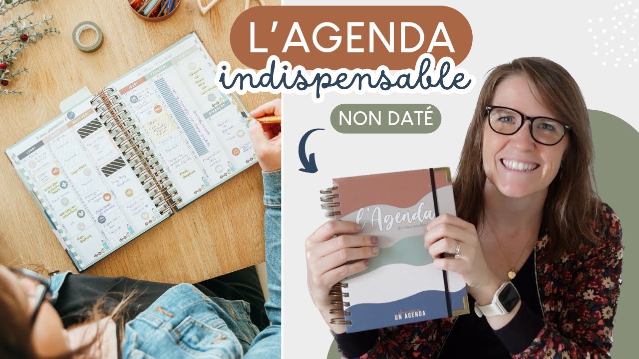 Agenda Mon Petit Organisateur de Vie - Non daté – Ma Petite Organisation