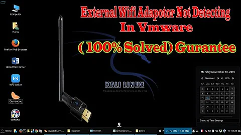 External Wifi adaptor not detected in VMware Kali linux(100% solved)