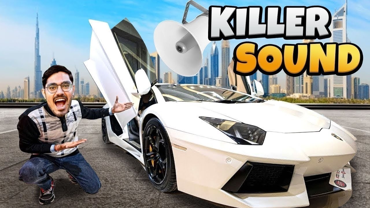 White Lamborghini Silencer Sound   5 करोड़ की ये गाडी कान फाड़ सकती है !