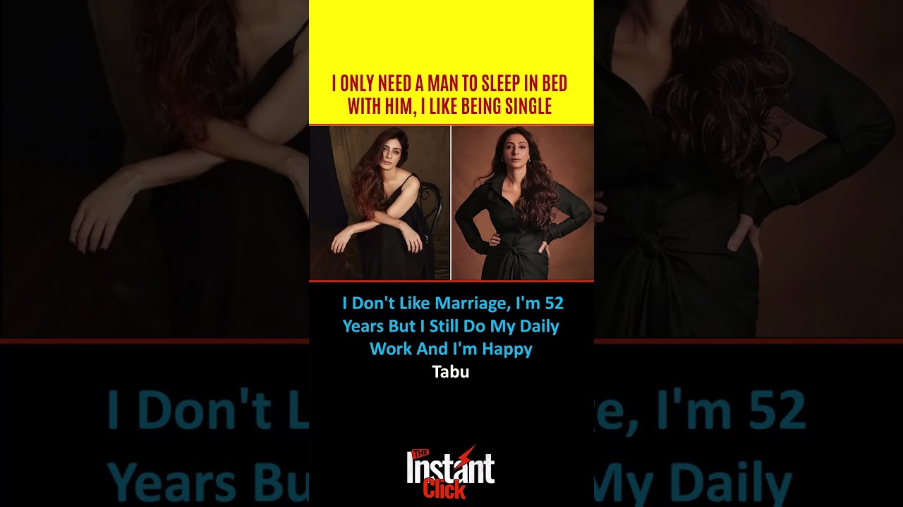 “I Like Being Single” — Tabu’s Honest Take on Marriage & Life at 52