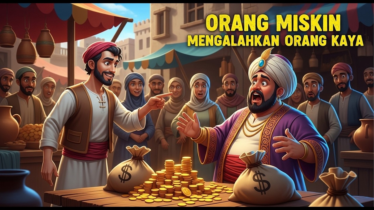 Abu Nawas vs Orang Kaya: Kisah Kecerdikan yang Membuat Semua Orang Terdiam