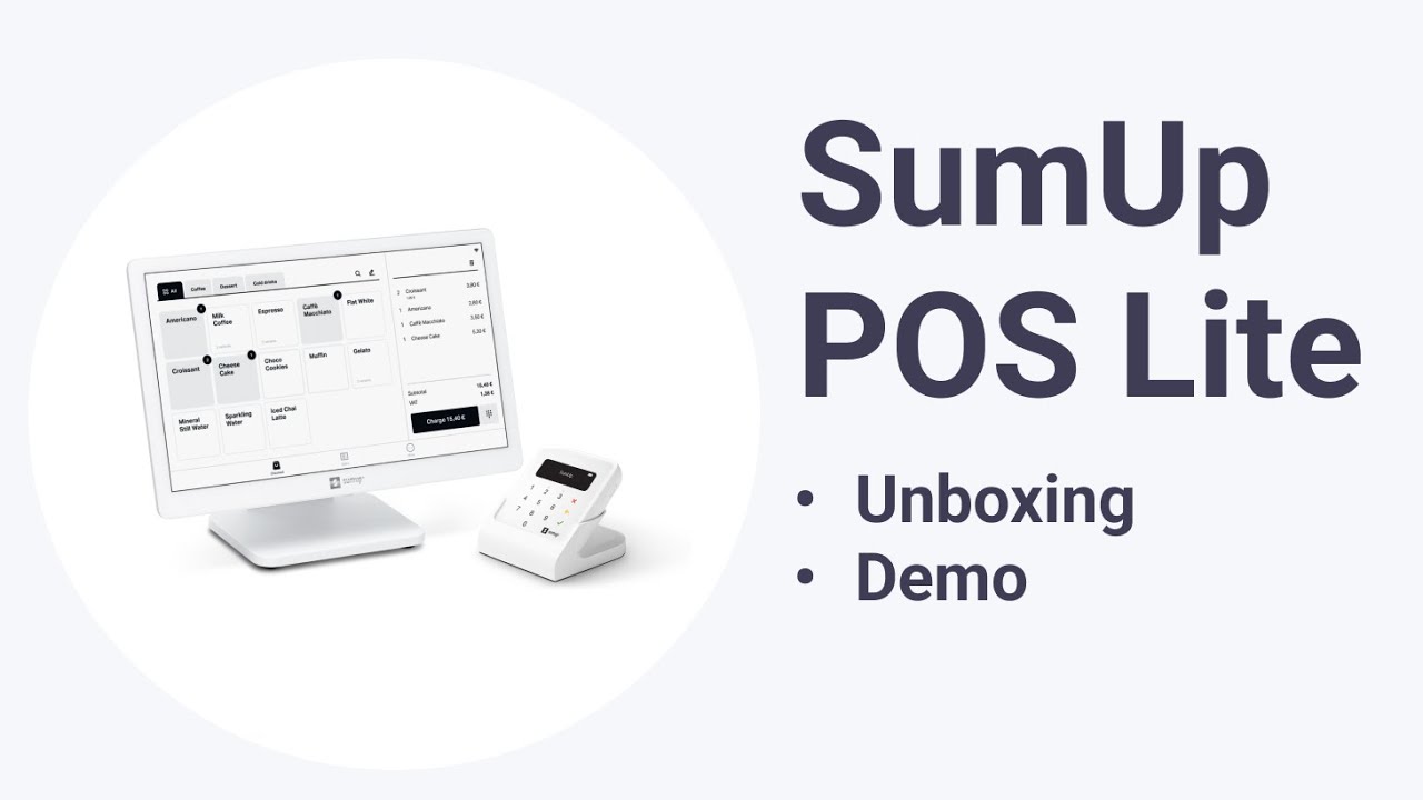 SumUp POS Lite - Unboxing and demo 