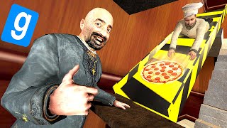 PIZZA SLIDE MAKES ME RICH - Gmod DarkRP Restaurant RP