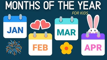 Months of the Year |12 Months of the Year | Kids Vocabulary- Months of the year and Days of the Week