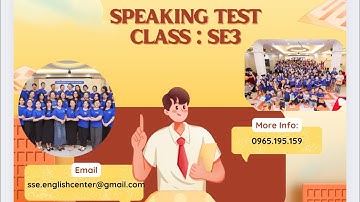Speaking Test - I learn Smart Start 3 - Unit 3-4