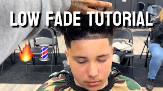 Step by step low fade tutorial | straight hair | female barber edition (prod. By @nickbrizFull )