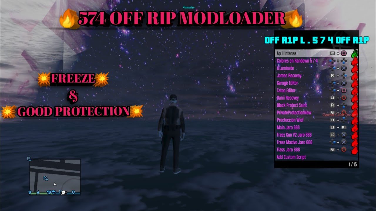 GTA ONLINE PS3 - 574 OFF RIP MODLOADER