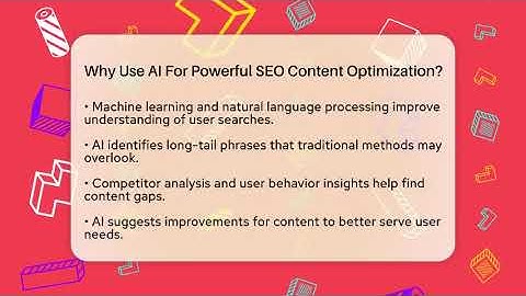 Why Use AI For Powerful SEO Content Optimization? - AI SaaS Software Explained