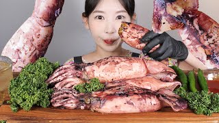 погребен целых кальмаров🦑 [eating show] mukbang korean food