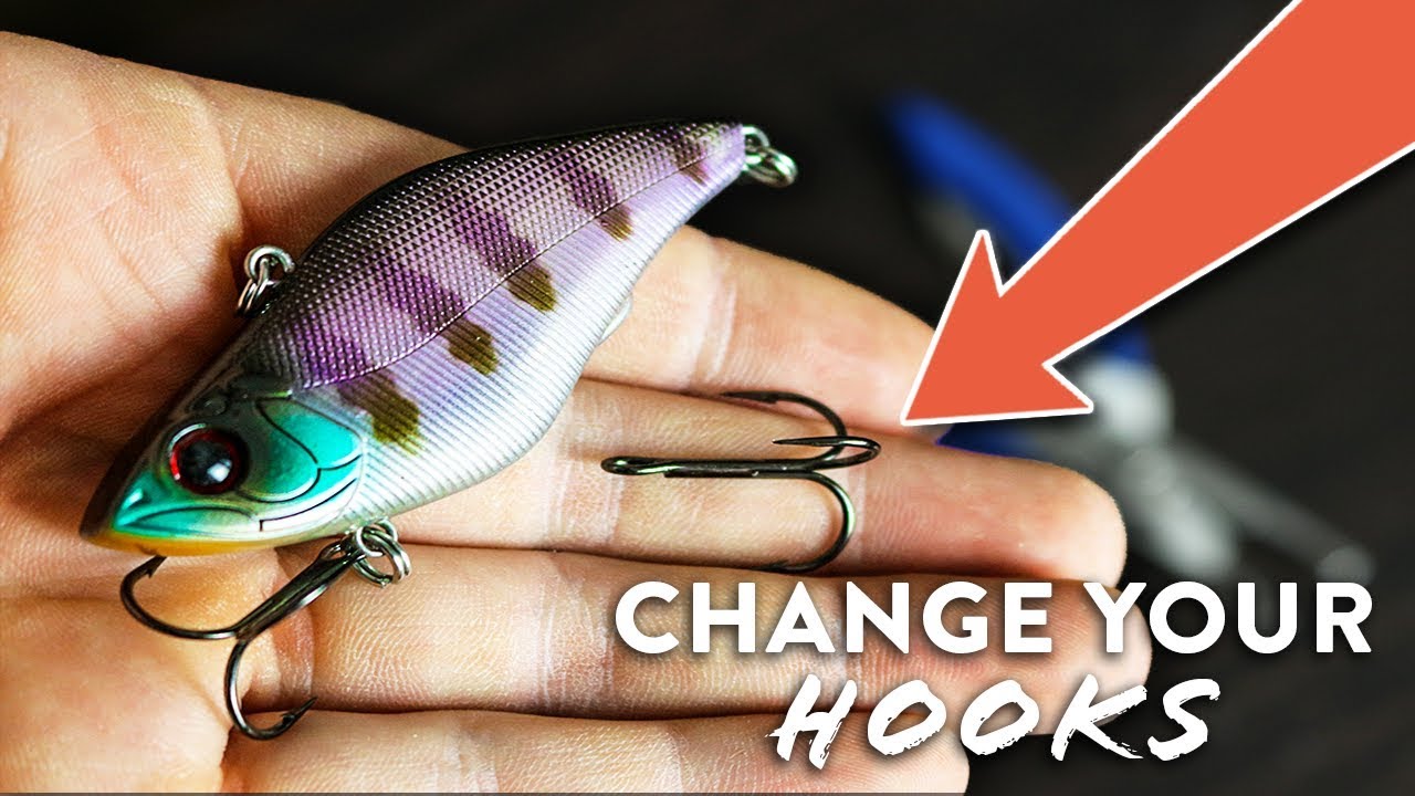 WHY and HOW To Change Your TREBLE Hooks  Fishing Lure Maintenance Tips 